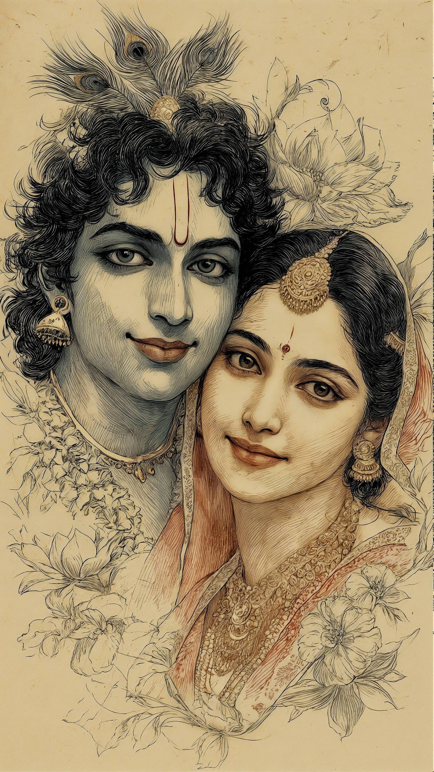 Radhe Krishna Mobile 4423 - Mobile Radhe Krishna Wallpaper