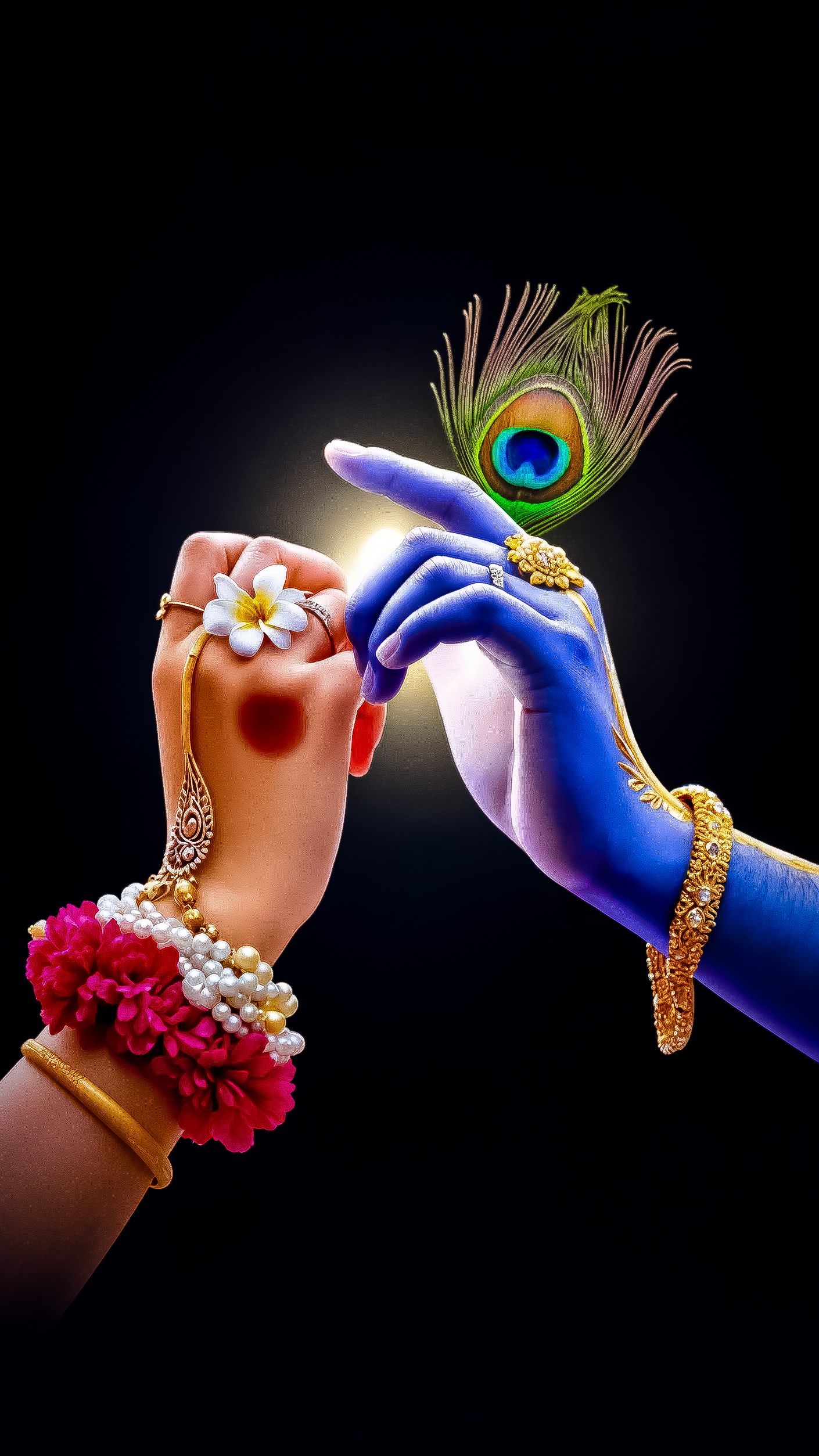 Radhe Krishna Mobile 3308 - Mobile Radhe Krishna Wallpaper