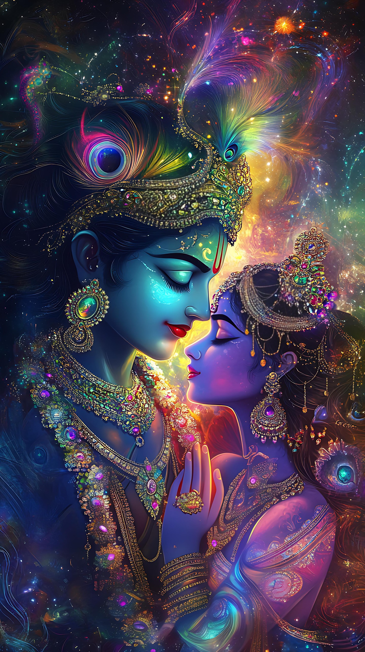 Radhe Krishna Mobile 4010 - Mobile Radhe Krishna Wallpaper