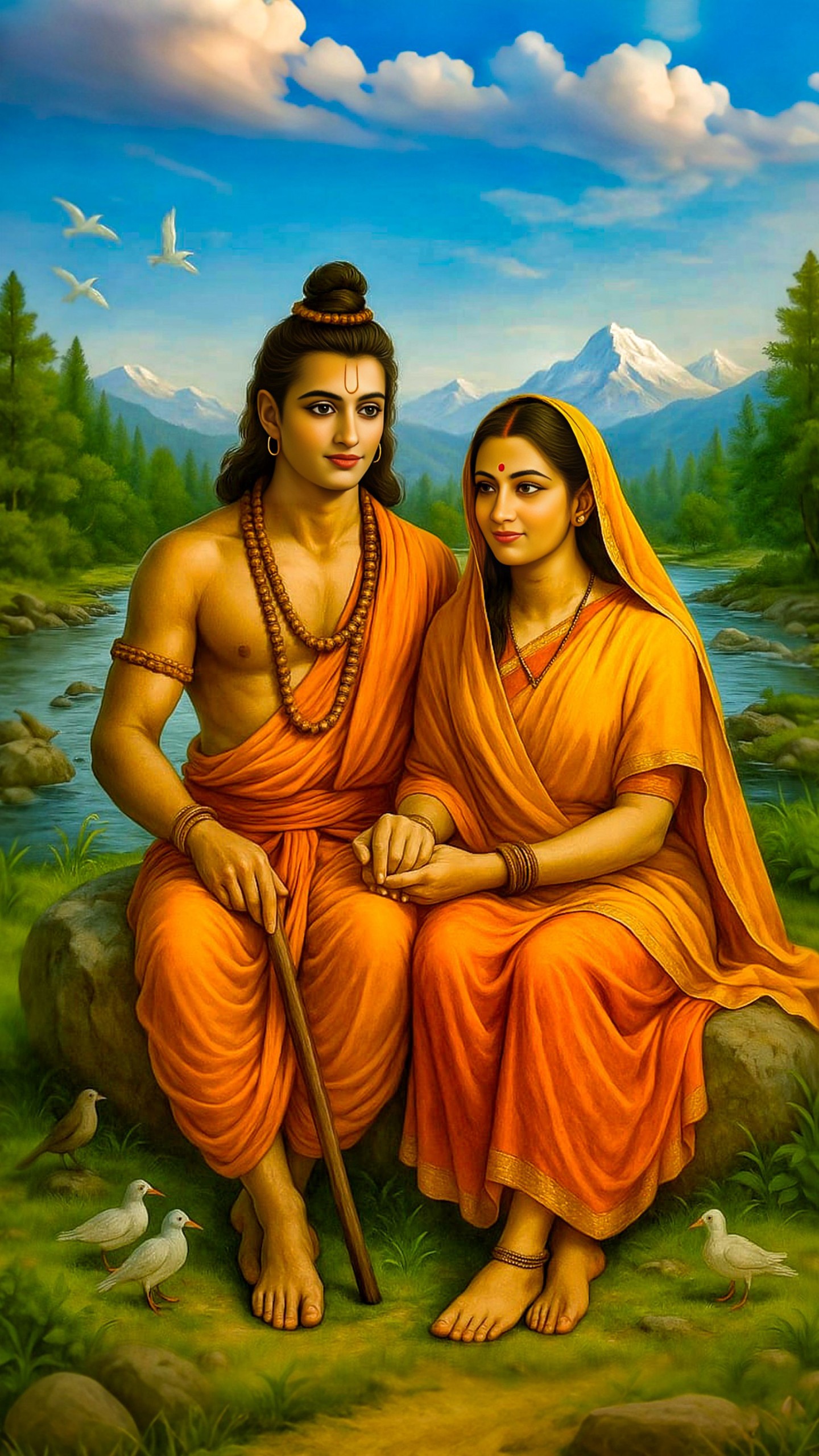 Ram Sita Mobile 8734 - Mobile Ram Sita Wallpaper