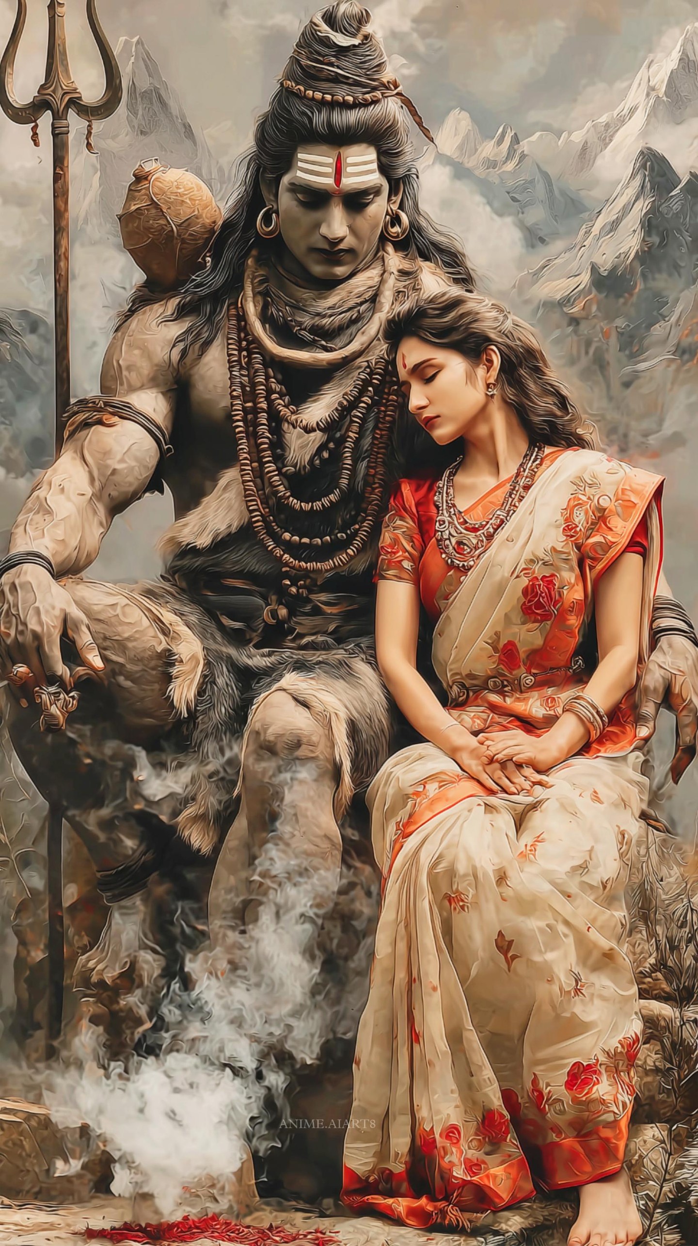 Shiv Shakti Mobile 7696 - Mobile Shiv Shakti Wallpaper