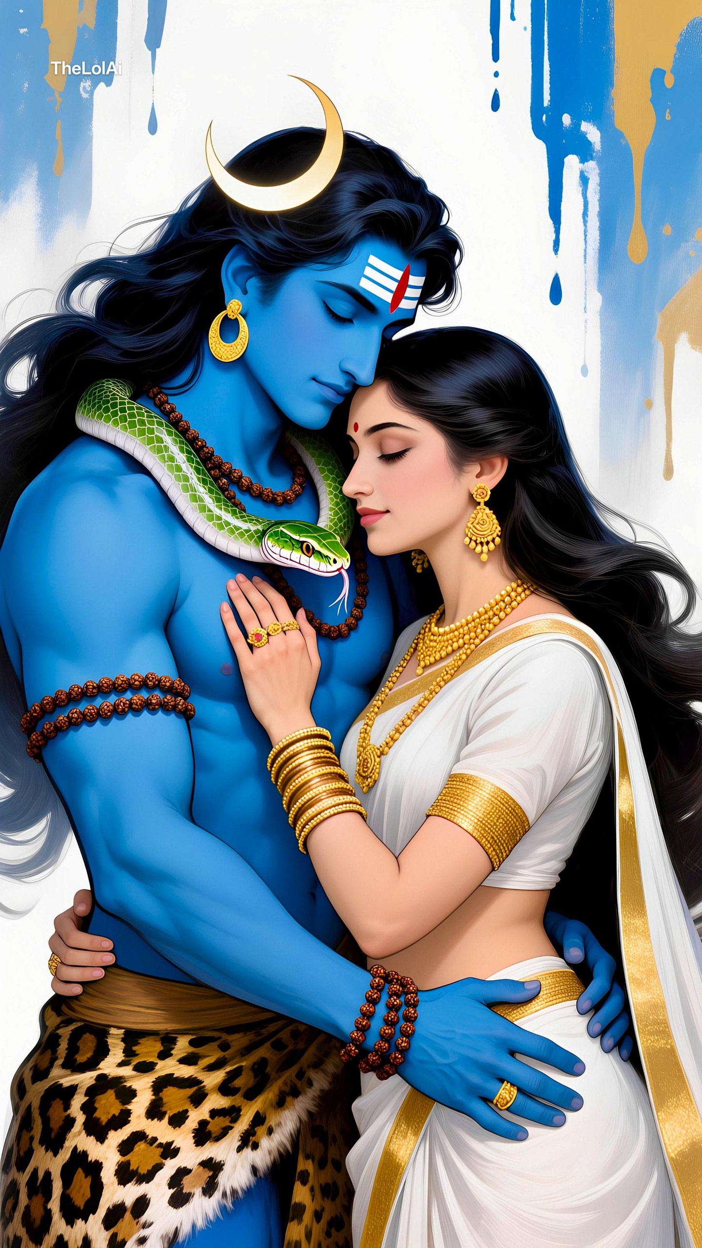 Shiv Shakti Mobile 1763 - Mobile Shiv Shakti Wallpaper