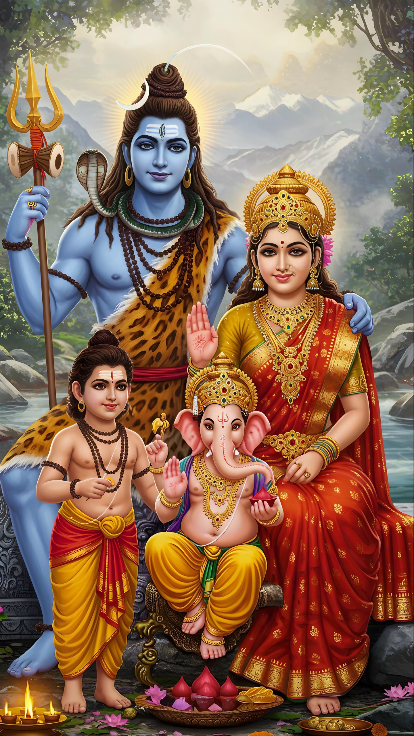 Shiv Shakti Mobile 3146 - Mobile Shiv Shakti Wallpaper