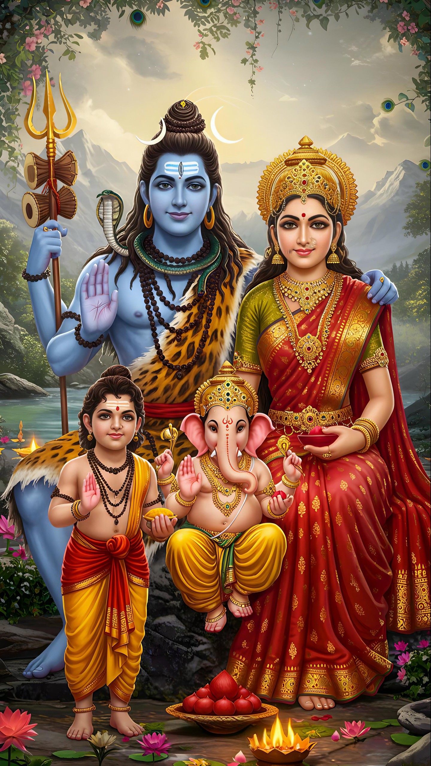 Shiv Shakti Mobile 2829 - Mobile Shiv Shakti Wallpaper