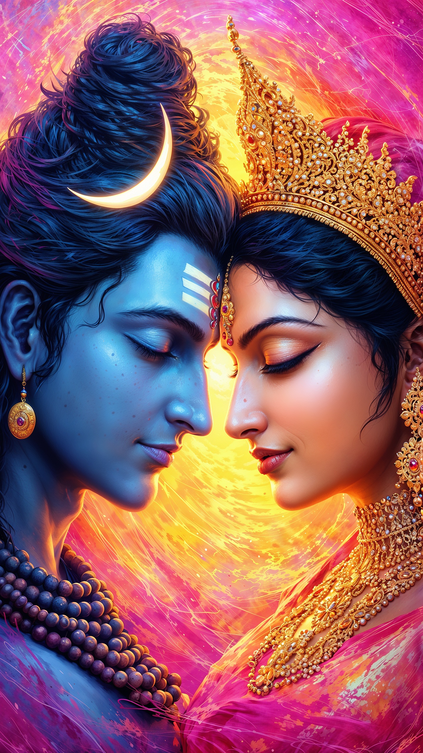 Shiv Shakti Mobile 1067 - Mobile Shiv Shakti Wallpaper