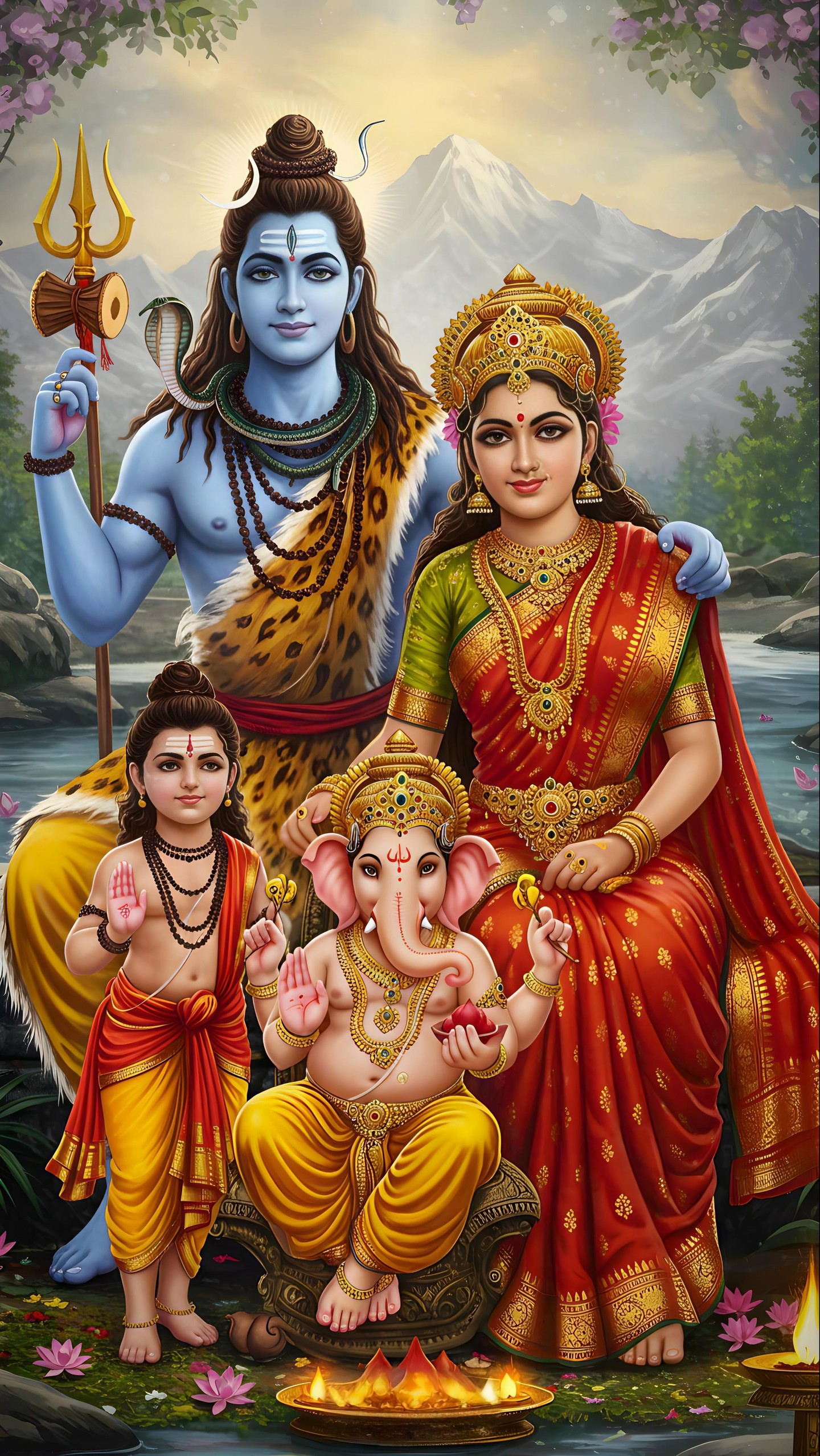 Shiv Shakti Mobile 5464 - Mobile Shiv Shakti Wallpaper