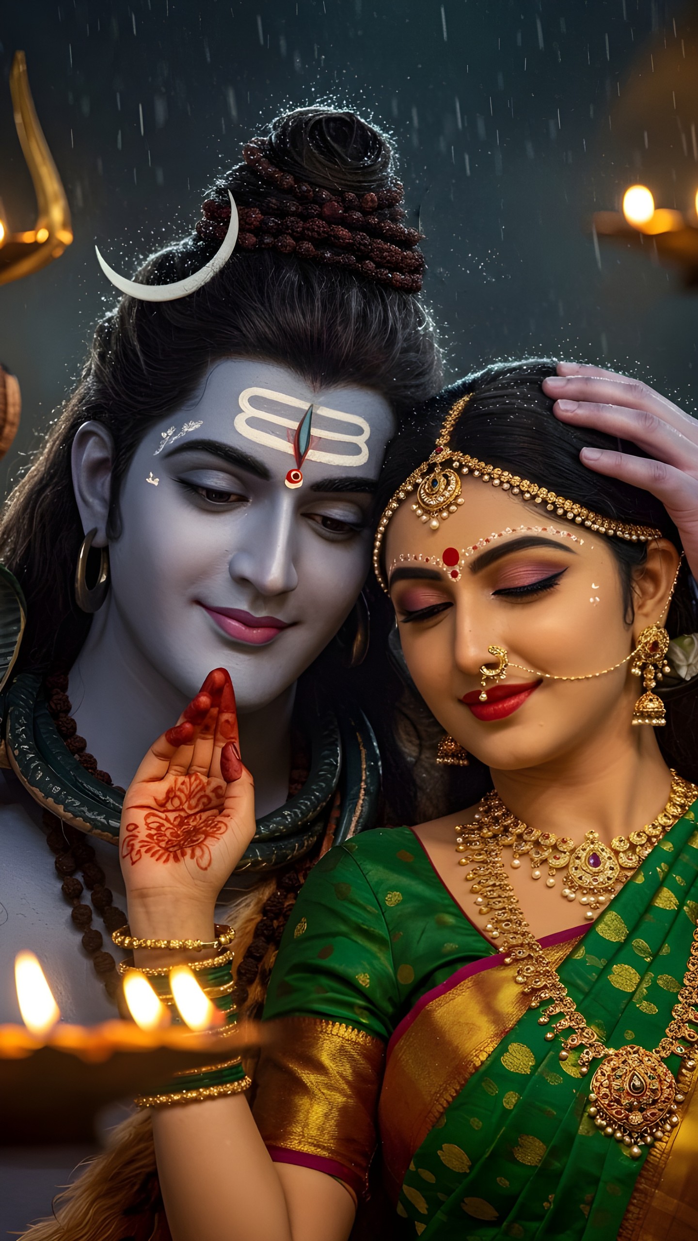 Shiv Shakti Mobile 1592 - Mobile Shiv Shakti Wallpaper