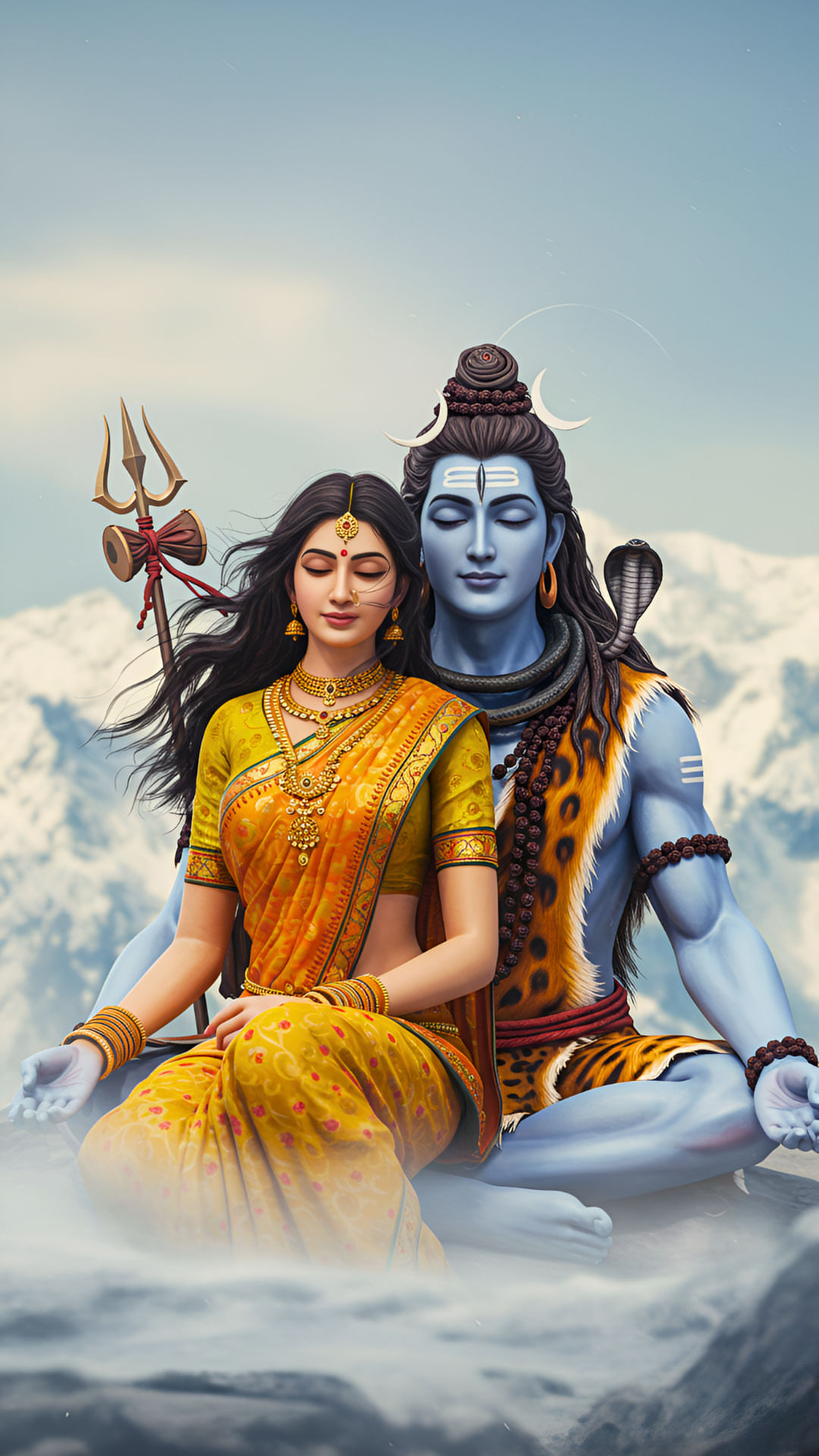 Shiv Shakti Mobile 9917 - Mobile Shiv Shakti Wallpaper