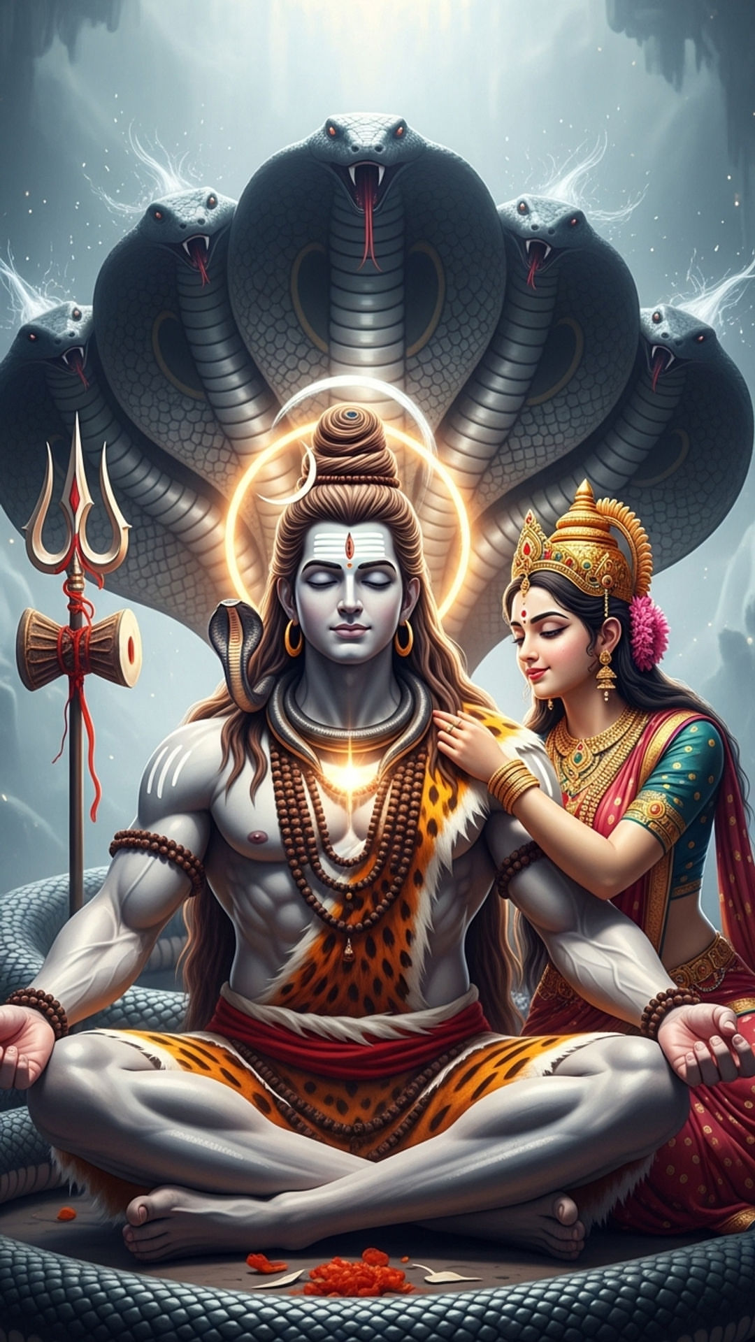 Shiv Shakti Mobile 9815 - Mobile Shiv Shakti Wallpaper