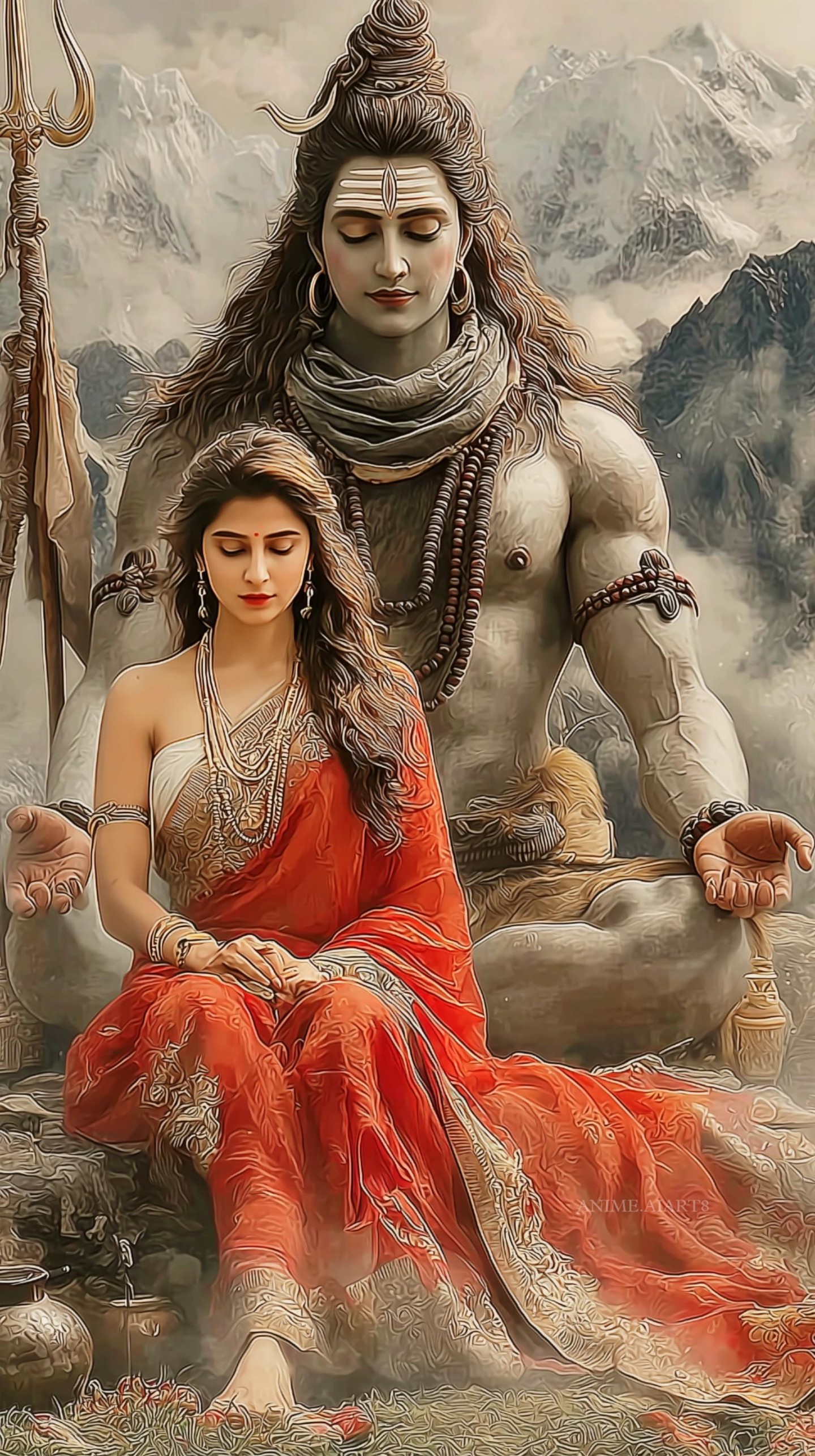 Shiv Shakti Mobile 9408 - Mobile Shiv Shakti Wallpaper