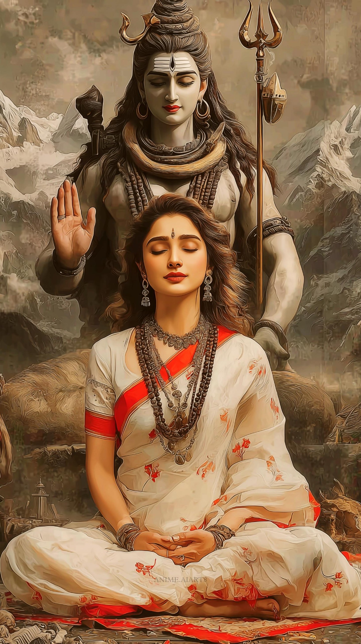 Shiv Shakti Mobile 8586 - Mobile Shiv Shakti Wallpaper