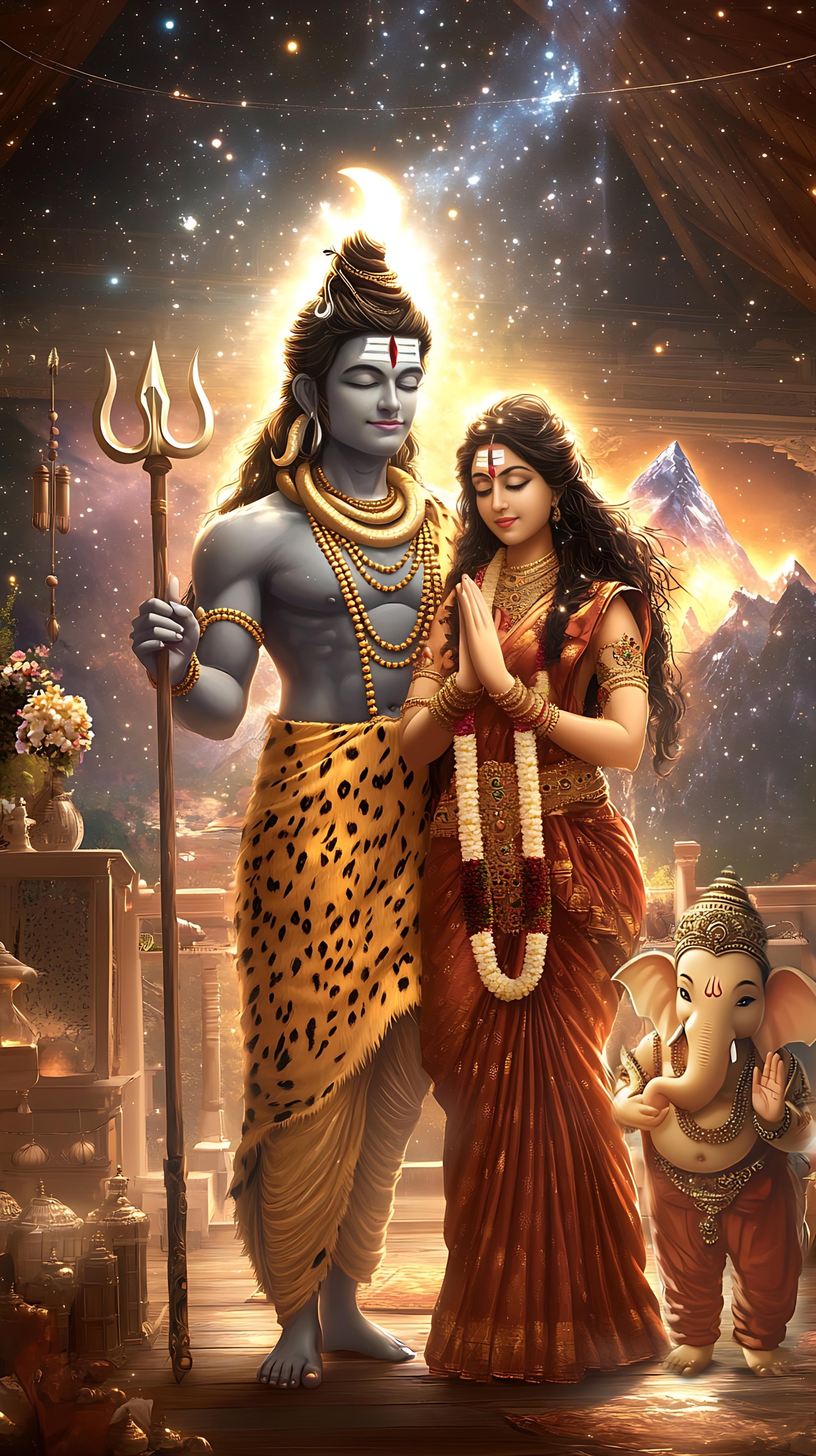 Shiv Shakti Mobile 4663 - Mobile Shiv Shakti Wallpaper